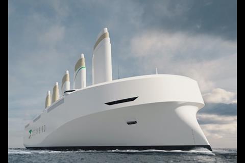 'Oceanbird' will have five 80-metre (262 feet), fully rotational wing sails